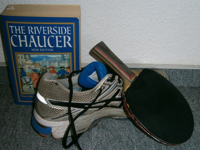 Tischtennis, Laufen, Bücher